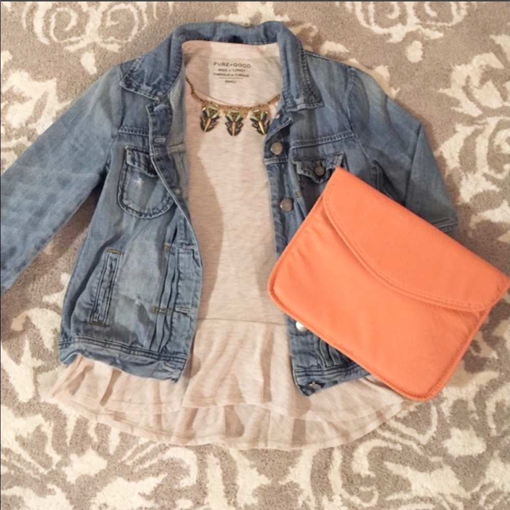 J. Crew blue and green necklace